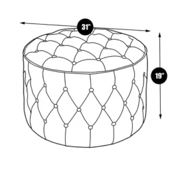 Adna Ottoman - Chic Home 9 Adna Ottoman - Chic Home -Homcom Crosley Shop GUEST bda05f72 0043 44b2 ba11 80320c590a2c