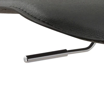 Set Of 2 34" Contemporary Swivel And Adjustable Barstools Black - AC Pacific 7 Set Of 2 34" Contemporary Swivel And Adjustable Barstools Black - AC Pacific - Image 5