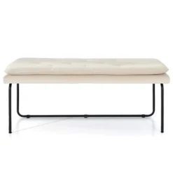 Nano 48" Upholstered Double Padded Cushion Bench - The Pop Maison -Homcom Crosley Shop GUEST be2bd09d 37e4 4691 b69d 9b64d0a14a55