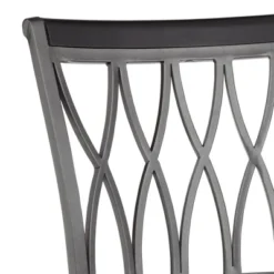 Elm Lane Black Swivel Bar Stools Set Of 2 24 1/2" High Traditional Round Cushion Upholstered Kitchen Counter Height Island Home -Homcom Crosley Shop GUEST bea386e2 be9a 4edc b2f6 6cac6fdf88c9