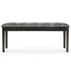 Costway Upholstered Dining Bench W/Padded Seat For Kitchen Bedroom Entryway Grey -Homcom Crosley Shop GUEST c0de64a3 df9f 4a3a 9cd4 a83e59c5d904