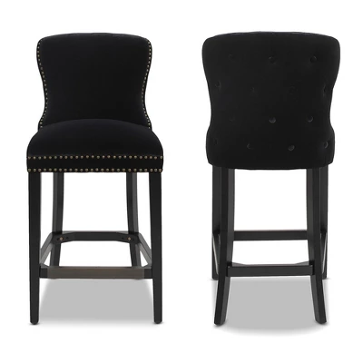Jennifer Taylor Home Sonoma 28 Inch Upholstered Armless Counter Height Bar Stool (Set Of 2) 9 Jennifer Taylor Home Sonoma 28 Inch Upholstered Armless Counter Height Bar Stool (Set Of 2) - Image 7