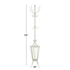 Farmhouse Metal Coat Rack White - Olivia & May 12 Farmhouse Metal Coat Rack White - Olivia & May -Homcom Crosley Shop GUEST c186fed8 e09d 41de a2b0 c73819c1a53e