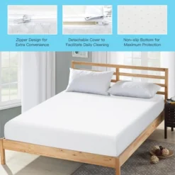 Costway TwinFullQueenKing Size 10'' Foam Mattress Jacquard Medium Firm Bed-in-a-Box Bed Room W/Removable Cover -Homcom Crosley Shop GUEST c248add2 fd5a 4159 85b8 d5d640adae94