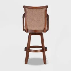31" Dakota Swivel Barstool With Arms Light Brown - Powell Company -Homcom Crosley Shop GUEST c2cca3c6 8548 4327 9a42 dc65367454ca