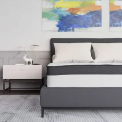 Flash Furniture Capri Comfortable Sleep 12 Inch CertiPUR-US Certified Hybrid Pocket Spring Mattress, Mattress In A Box -Homcom Crosley Shop GUEST c405521b 0d56 46ad 96f8 ad157df59a1a