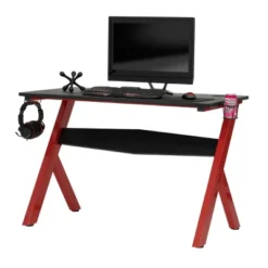 Overlord Gaming Table Red/Black - SD Gaming 36 Overlord Gaming Table Red/Black - SD Gaming -Homcom Crosley Shop GUEST c4808217 7869 4f4f 9afe 0d13e6677218