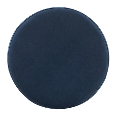 18" Round Ottoman With Metal Base - WOVENBYRD 8 18" Round Ottoman With Metal Base - WOVENBYRD - Image 6