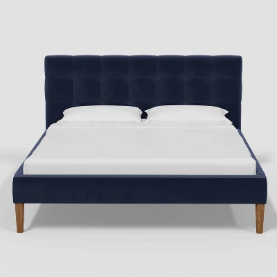 Dessy Pull Tufted Platform Bed In Luxe Velvet - Threshold™ 3 Dessy Pull Tufted Platform Bed In Luxe Velvet - Threshold™