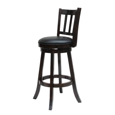 Set Of 2 29" Bloomington Swivel Bar Stools Cappuccino - Boraam 5 Set Of 2 29" Bloomington Swivel Bar Stools Cappuccino - Boraam - Image 3