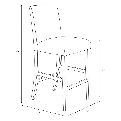 Hendrix Patterned Barstool Contoured Tulips - Skyline Furniture 8 Hendrix Patterned Barstool Contoured Tulips - Skyline Furniture - Image 6