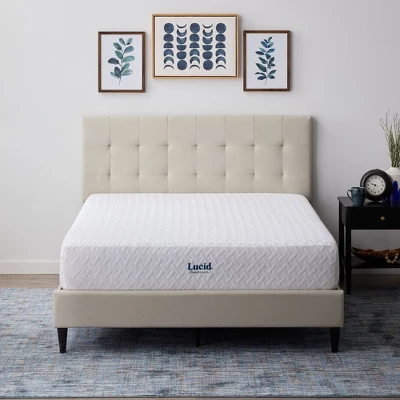 Lucid Comfort Collection Medium 10" Gel Memory Foam Mattress 7 Lucid Comfort Collection Medium 10" Gel Memory Foam Mattress - Image 5