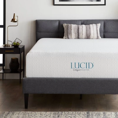 Lucid Comfort Collection SureCool 14" Gel Memory Foam Mattress 8 Lucid Comfort Collection SureCool 14" Gel Memory Foam Mattress - Image 6