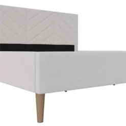 Venus Tufted Upholstered Bed Gray Linen - Room & Joy -Homcom Crosley Shop GUEST c73fb026 641e 475f 81af f15eff7b1c53