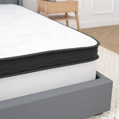 Merrick Lane Hulen 12 Inch Hybrid Pocket Spring & CertiPUR-US Certified Memory Foam Mattress 10 Merrick Lane Hulen 12 Inch Hybrid Pocket Spring & CertiPUR-US Certified Memory Foam Mattress - Image 8