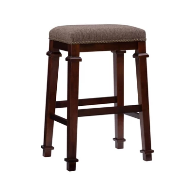 Kennedy Backless Barstool Wood - Linon 11 Kennedy Backless Barstool Wood - Linon - Image 9