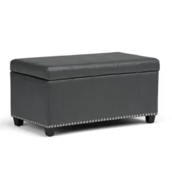 34" Megan Storage Ottoman Bench - Wyndenhall -Homcom Crosley Shop GUEST cb56c1ee 85c8 4d81 aebf 11a2ca3a93c8