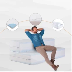 Cheer Collection 6" Memory Foam Folding Mattress -Homcom Crosley Shop GUEST cbe66bba 1cdd 4cab 9140 9c54141f4cc8