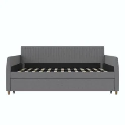 Twin Daphne Upholstered Daybed With Roll Out Trundle - Mr. Kate -Homcom Crosley Shop GUEST cc2f159e 404d 4fa7 b54a 1cc11c2987de