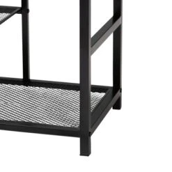 Edan Wood And Metal Freestanding Coat Hanger Walnut Brown/Black - Baxton Studio -Homcom Crosley Shop GUEST cd866f8c 0bcc 46fd a19f 22723f9ff771