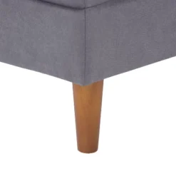 Mulberry Fabric Upholstered Modern Ottoman - CorLiving -Homcom Crosley Shop GUEST cd953479 f50f 4820 8d1a 892206885a71