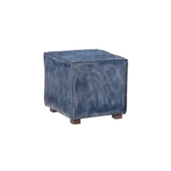 Tawny Leather Ottoman - Linon -Homcom Crosley Shop GUEST cdddf104 4328 4793 8690 beb91d840c64