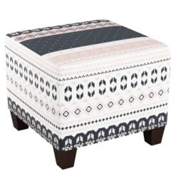 Square Nail Button Ottoman Patterned - Skyline Furniture -Homcom Crosley Shop GUEST cea753a8 9c10 4eaf 8cfb f23a3781aaed