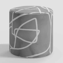 Round Thalia Ottoman In Patterns - Skyline Furniture 15 Round Thalia Ottoman In Patterns - Skyline Furniture -Homcom Crosley Shop GUEST cf82ee5e 671d 4bc2 8315 fa81ff9136c5