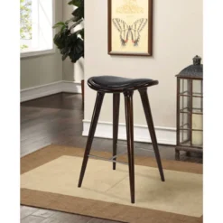 Lucio Oval Backless Wood Barstool - Boraam 18 Lucio Oval Backless Wood Barstool - Boraam -Homcom Crosley Shop GUEST d037b55a 5c44 4ebd afa5 5464952a251a