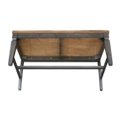 Vista Slatback Bench Hickory Brown - International Concepts -Homcom Crosley Shop GUEST d29dd242 8046 4a69 9d49 dd9e18e0f85d