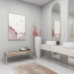 Contemporary Decorative Stainless Steel Cowhide Bench Silver - Olivia & May 28 Contemporary Decorative Stainless Steel Cowhide Bench Silver - Olivia & May -Homcom Crosley Shop GUEST d2ea7c34 ca96 417c 951a a0d175174123