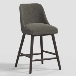 Geller Counter Height Barstool In Textured Linen - Threshold™ -Homcom Crosley Shop GUEST d433e1af a53e 48c4 9ffc 9c6a33dce994