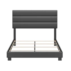 Caprice Faux Leather Upholstered Platform Bed - Eco Dream