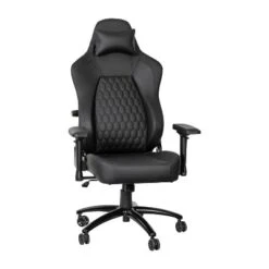 BlackArc High Back Adjustable Gaming Chair With 4D Armrests, Head Pillow And Adjustable Lumbar Support -Homcom Crosley Shop GUEST d53e09d8 b14a 4a5f 9eda 7c0361126cf4