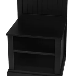 Waylon Rustic Farmhouse Solid Wood Tall Hall Tree - Saracina Home -Homcom Crosley Shop GUEST d5bd5a27 0088 4c7d 8771 423682486e38