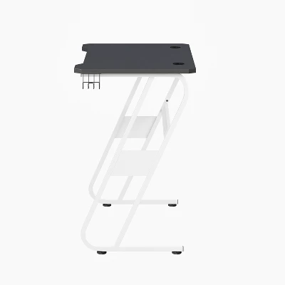 BlackArc Gaming Desk - Laminate Top - "S" Shaped Steel Frame - Detachable Cupholder/Headphone Hook-2 Cable Management Holes 7 BlackArc Gaming Desk - Laminate Top - "S" Shaped Steel Frame - Detachable Cupholder/Headphone Hook-2 Cable Management Holes - Image 6