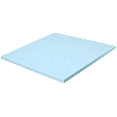Costway 4''Gel-Infused Memory Foam Mattress Topper Ventilated Bed Pad 12 Costway 4''Gel-Infused Memory Foam Mattress Topper Ventilated Bed Pad - Image 10