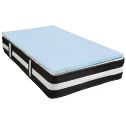 Emma And Oliver 12" Mattress & Gel Memory Foam Topper Bundle Set 31 Emma And Oliver 12" Mattress & Gel Memory Foam Topper Bundle Set -Homcom Crosley Shop GUEST d74a57de 84ba 4ba7 bb09 95fb9a939d38