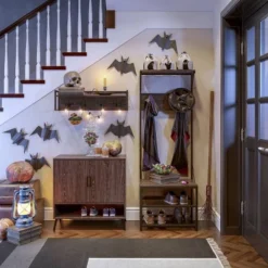 Afton Metal Frame Hall Tree Woodgrain - RiverRidge Home -Homcom Crosley Shop GUEST d7955c11 6ae0 4251 8f41 51b762501437