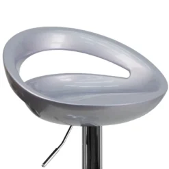 Flash Furniture Contemporary Plastic Adjustable Height Barstool With Rounded Cutout Back And Chrome Base 22 Flash Furniture Contemporary Plastic Adjustable Height Barstool With Rounded Cutout Back And Chrome Base -Homcom Crosley Shop GUEST d7fd9e45 7cc7 4532 b25f f13d44a01f27