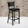 Flash Furniture Black Coffee Back Metal Restaurant Barstool -Homcom Crosley Shop GUEST d861f7fb 9632 4054 a9be 3c2a0a5e6677
