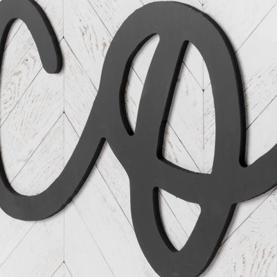 50.5" X 18.5" 5 Hook Shabby Chic Welcome Framed Coat Rack - American Art Decor 5 50.5" X 18.5" 5 Hook Shabby Chic Welcome Framed Coat Rack - American Art Decor - Image 3