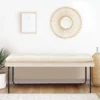 Nano 48" Upholstered Double Padded Cushion Bench - The Pop Maison 1 Nano 48" Upholstered Double Padded Cushion Bench - The Pop Maison -Homcom Crosley Shop GUEST da22fc15 d93b 4942 8772 e3690f3a4ff4