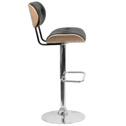 Emma And Oliver Bentwood Adjustable Height Barstool With Button Tufted Upholstery 19 Emma And Oliver Bentwood Adjustable Height Barstool With Button Tufted Upholstery -Homcom Crosley Shop GUEST db045187 4b06 4545 a0b2 caab8aa5e8df 1