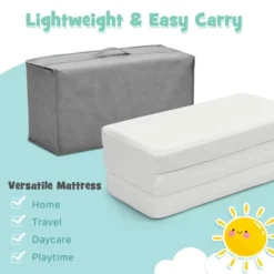 Tri-Fold Pack N Play Mattress Pad Foldable Crib Mattress Soft Memory Foam 15 Tri-Fold Pack N Play Mattress Pad Foldable Crib Mattress Soft Memory Foam -Homcom Crosley Shop GUEST db61cf77 439c 4256 993e 5c77e3194da4