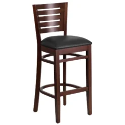 Emma And Oliver Slat Back Wooden Restaurant Dining Barstool -Homcom Crosley Shop GUEST dcb209fa 18ea 44d1 a53f d590e748cc30