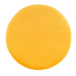 BirdRock Home Round Velvet Ottoman Foot Stool - Yellow