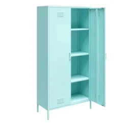 Cache Tall 2 Door Metal Locker Cabinet - Novogratz -Homcom Crosley Shop GUEST dce3d4ec 30fe 4a9c 908d 4f71df40bbd4