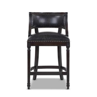 Jennifer Taylor Home Paris 26.5 Inch Farmhouse Counter Height Bar Stool With Backrest 7 Jennifer Taylor Home Paris 26.5 Inch Farmhouse Counter Height Bar Stool With Backrest - Image 5