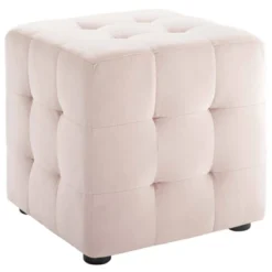 Contour Tufted Button Cube Performance Velvet Ottoman - Modway -Homcom Crosley Shop GUEST ddc24ae6 68fa 427a 915b 99bfee6fb495